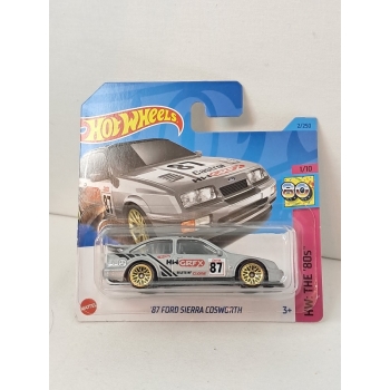 Hot Wheels 1:64 Ford Sierra Cosworth 1987 silver